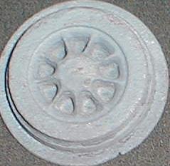 3' 3 Bogie wheel