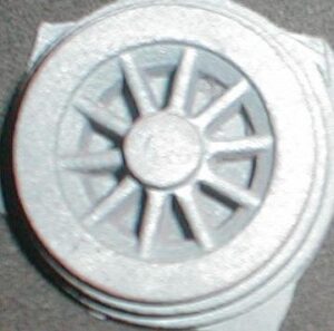 3' 3' Bogie/Trailing/Tender wheel