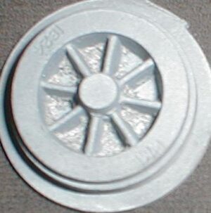 3' 3 Bogie wheel