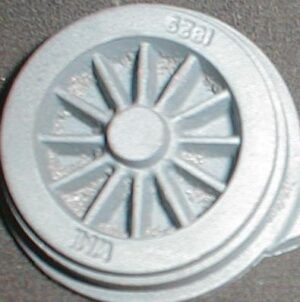 3' 9 Tender wheel