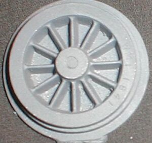 4' 0 Tender wheel