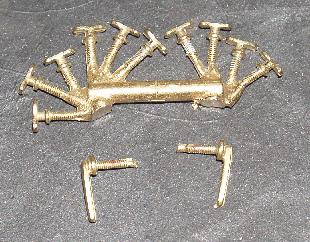 LMS Coach door handles (butterfly)