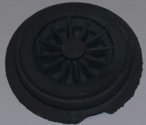 4'-0 tender wheel casting