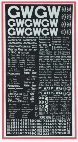 wagon transfers (white)